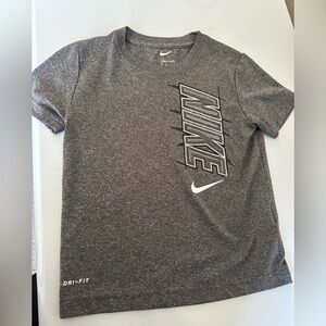 Nike Kids Charcoal Gray Dri-FIT Tee